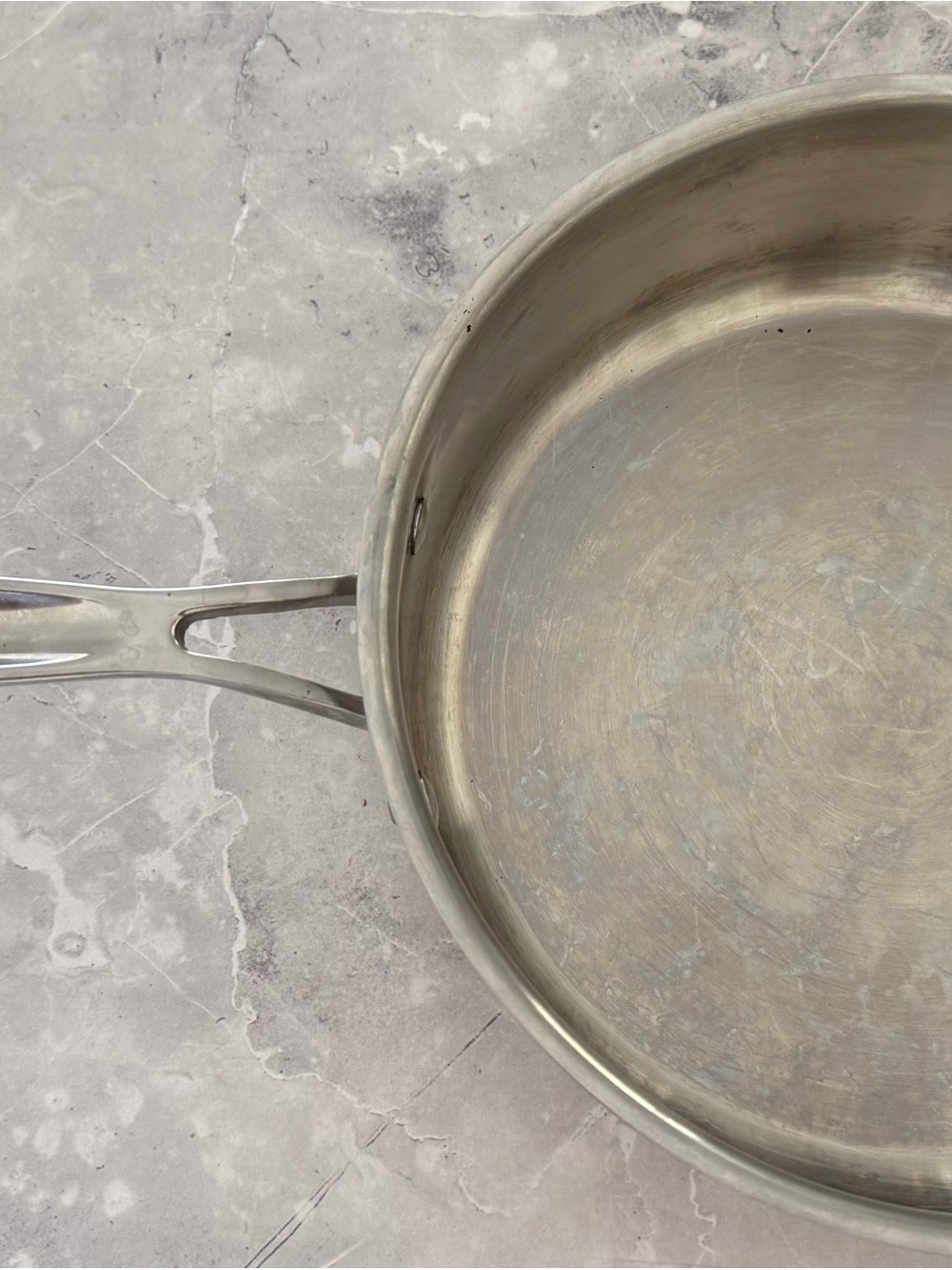 Cuisinart Stainless Steel Frying Pan - vintage pinkish Silver